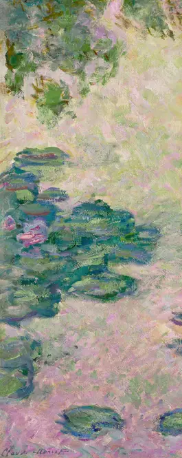 Nymphéas (fragment) (circa 1912) by Claude Monet
